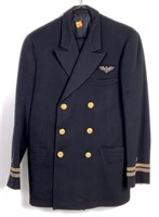 Navy blue jacket and pants, J.B. Simpson label,