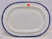 Queensware platter, 11.75" x 16"