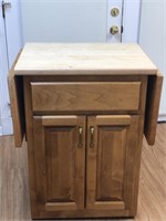 Double Sided/Butcher Block Movable Island