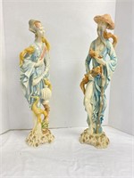 Tall Chinese Inspired Figurines