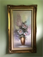Floral Gicelee on Canvas