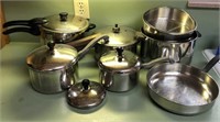 Collection of Pots, Pans & Pressure Cookers