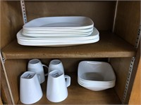 Corelle Dishes & Canopy Cups (2)