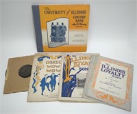 Vintage University of Illinois Songbooks & Records