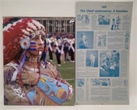 Chief Illini Poster & Metal Wall Sign