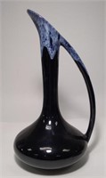 Vintage Anna Van Briggle Blue Drip Glaze Vase Ewer