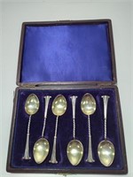 Antique 1906 Saunders Bros. Sterling Spoons