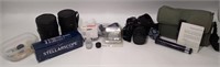 Minolta X-700 Camera w/ Lot of Camera Items