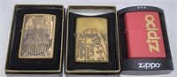 Lot of 3 Zippo Lighters in Boxes