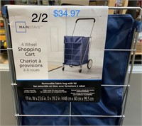 4 Wheel Shopping Cart (see 2nd photo)
