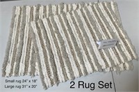 2 pc Bath Rug Set