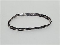 .925 Sterling Silver Braided Bracelet