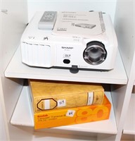 SHARP PROJECTOR W/ KODAK SLID TRAY