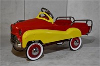 Contemporary Red and Yellow Dipside Pedal Car