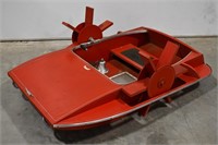 Custom Vintage Wood Hand Crank Paddle Boat