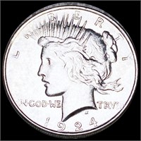 1924 Silver Peace Dollar UNCIRCULATED