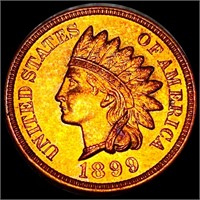 1899 Indian Head Penny NEARLY UNCIRCULATED