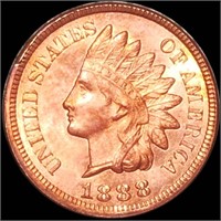 1888 Indian Head Penny CHOICE BU RB