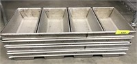 TRAYS BREAD PANS 4 TOTAL