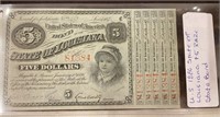 LOUISIANA 1186 US 5$ BABY BOND