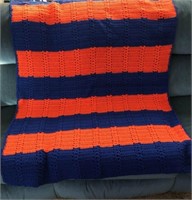 Blue & Orange Afghan