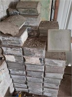 (50) Vintage Glass Block Bricks