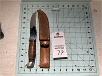 Case XX Pocket Knife Fixed Blade W/ Sheath