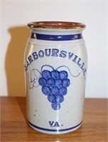 Barboursville VA Crock-Grape Design