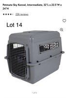 Petmate Sky Kennel 32"L x 22.5"W x 24"H