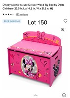 Disney Minnie toy box