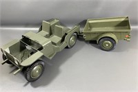 Vintage Hasbro GI Joe Jeep and Trailer