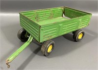 Vintage ERTL Die-cast Green Farm Trailer