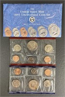 1991 Uncirculated US Mint Coin Set