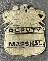 Vintage United States Deputy Marshal Badge