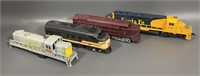 Four HO Scale Locomotives