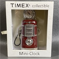 Timex Collectible Gas Pump Mini Clock