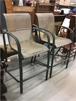 2 High Patio Stools 27 Inch Seat Height