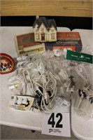 Village Light Cord, Socket & Bulbs, Lighted House