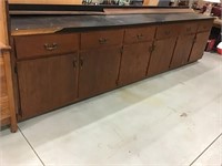 12ft X 25in X 36in Counter