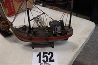 Model Ship (11"Lx11"T) Wooden