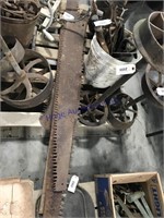 STACK OF OLD SAW BLADES