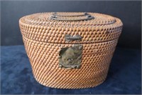 Vintage Wicker Basket , Top not Attached