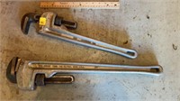 Ridgid 24” & 18” Aluminum Pipe Wrench