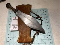 Vintage 1920’s African Knife with Hair Sheath