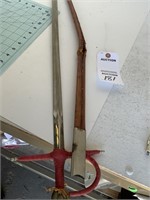 Toledo Antique Sword With Leather Sheath