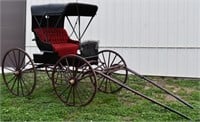 Restored Antique Studebaker Horse Drawn Carriage