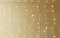 Kikkerland 150-Light LED Curtain String Lights in