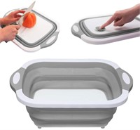 Dish Drying Rack Collapsible Portable Dish Tub &