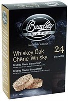 24Pk Bradley Smoker Bisquettes, Whiskey Oak