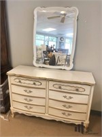 Princess Vintage Dresser and Mirror